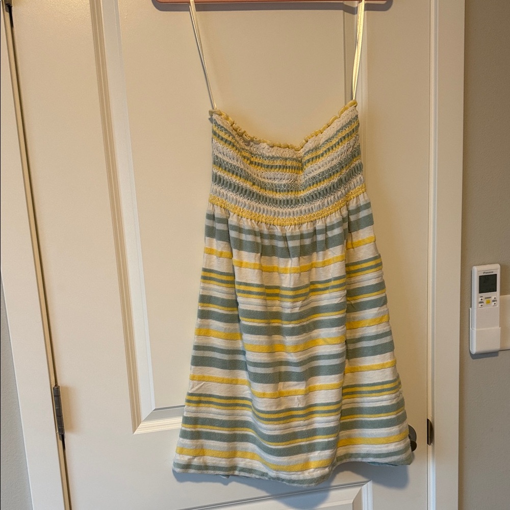 Juicy Couture Yellow and White Knit dress